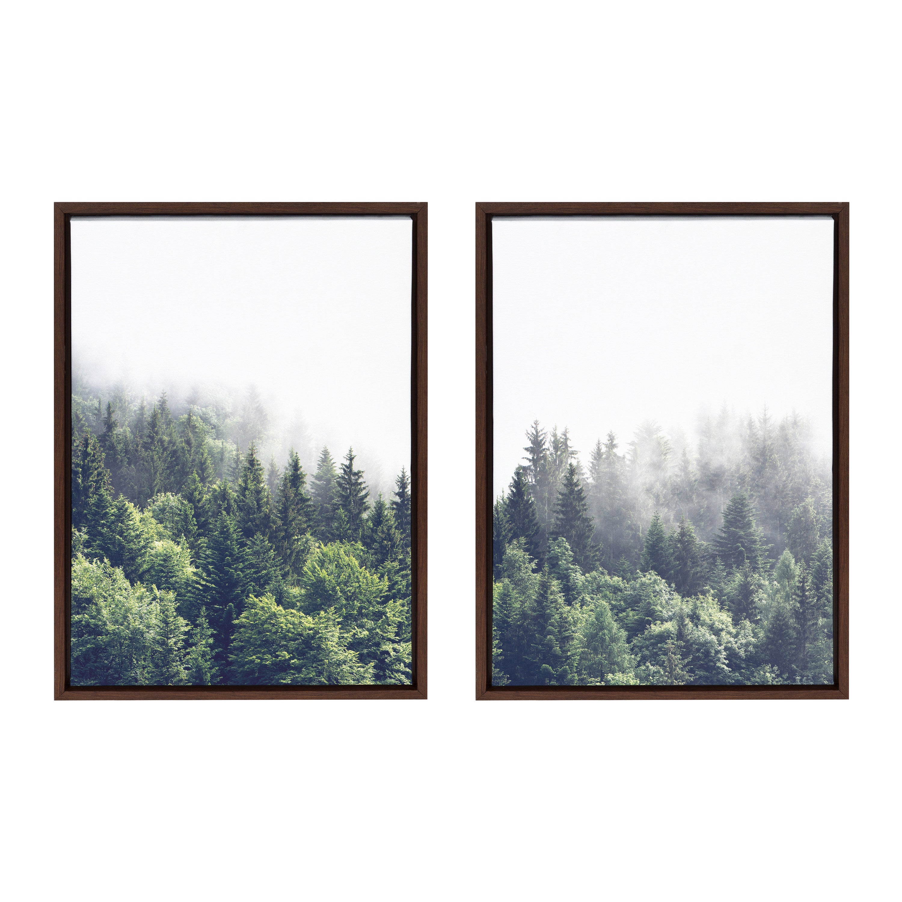 Art Set 2 Piece Set 18x24 Sylvie Walnut 1