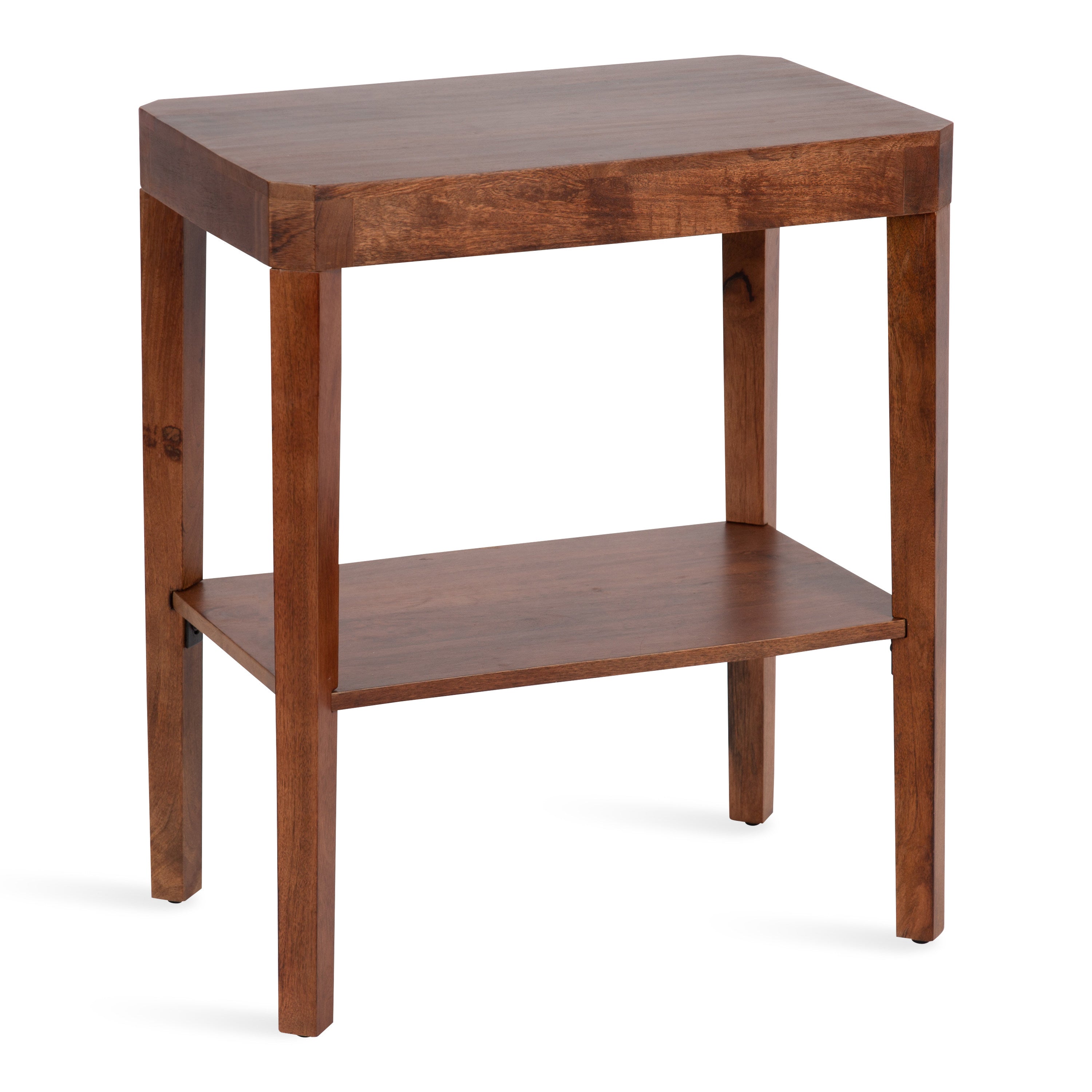 Side Table Walnut Brown 22x14x26 1