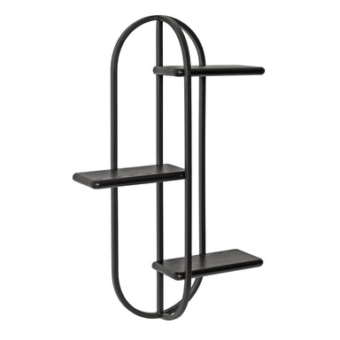Accent Shelf Black 18x6x30 1