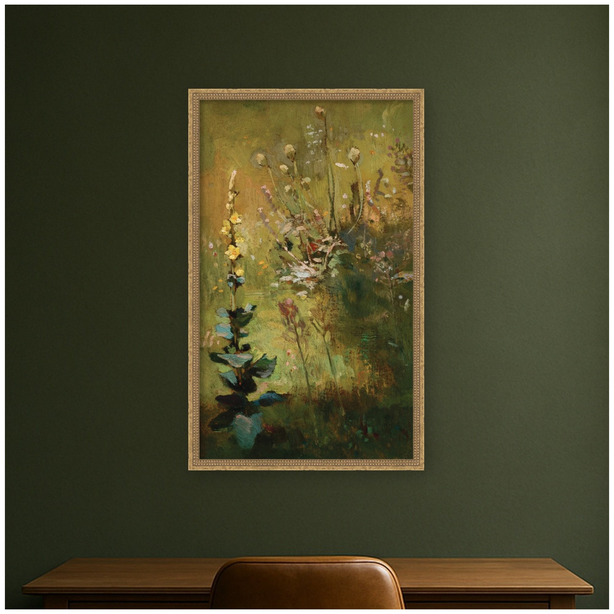 Mounted Canvas 26x42 Castellan Gold 6