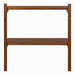 Accent Shelf Walnut Brown 24x8x24 5