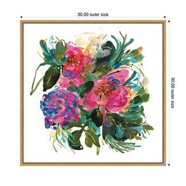 Framed Canvas 30x30 Sylvie Natural 2
