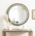 Round Mirror Blue 26" Diameter 6