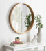 Round Mirror Natural 30" Diameter 5