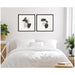 Framed Art Svelte Noir Black 2 Piece Set 25x25 6