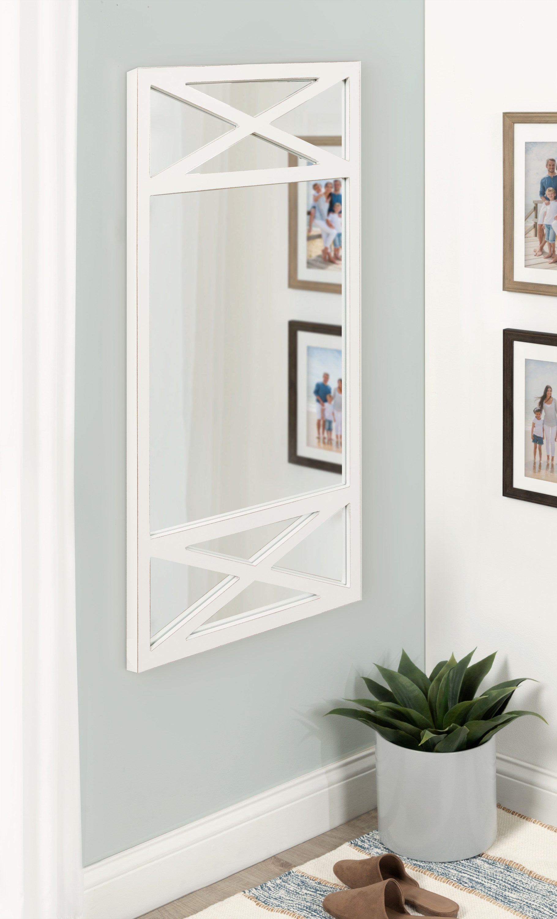 Full Length Mirror White 22x40 6