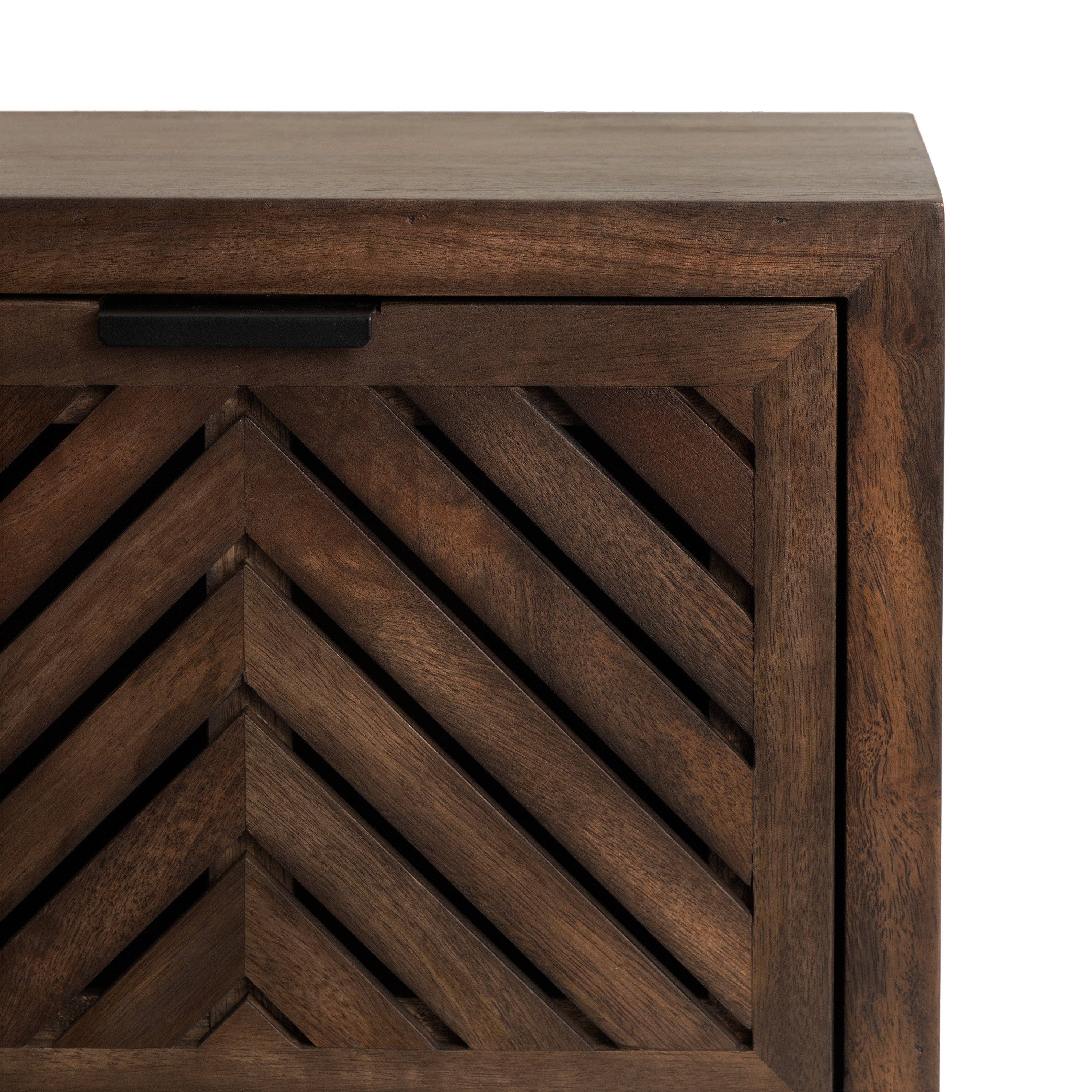 Floating Side Table Brown 16x10x12 3