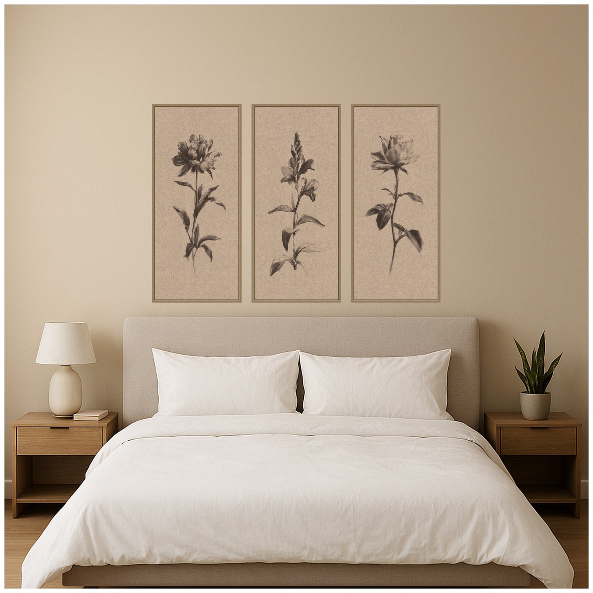 Art Set Sylvie Dark Gold 3 Piece Set 18x40 6
