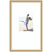 Wall Frame Florence Gold 16x26 matted to 8x10 1