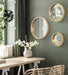 Mirror Set Gold 3pc 7