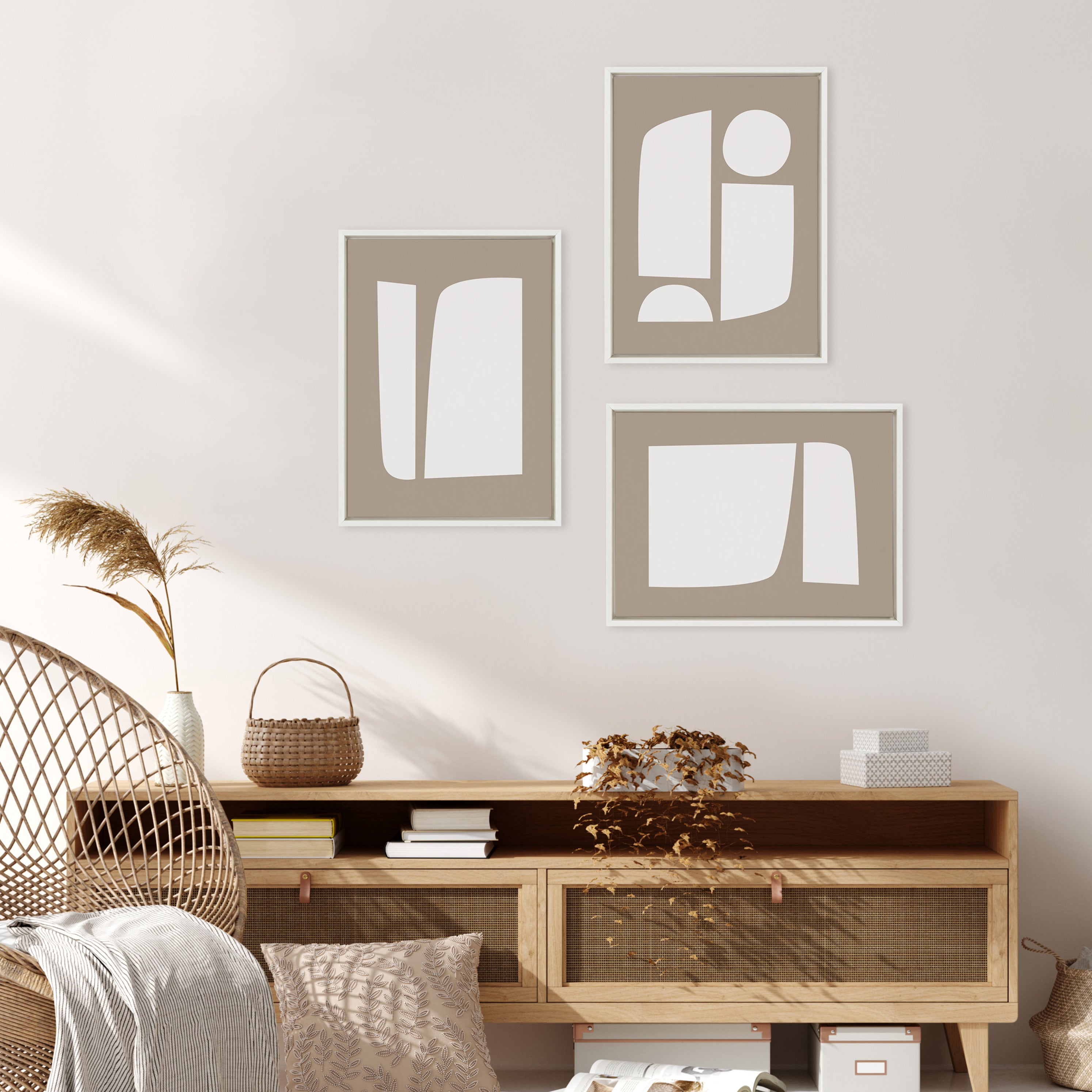 Art Set 3 Piece Set 18x24 Sylvie White 6