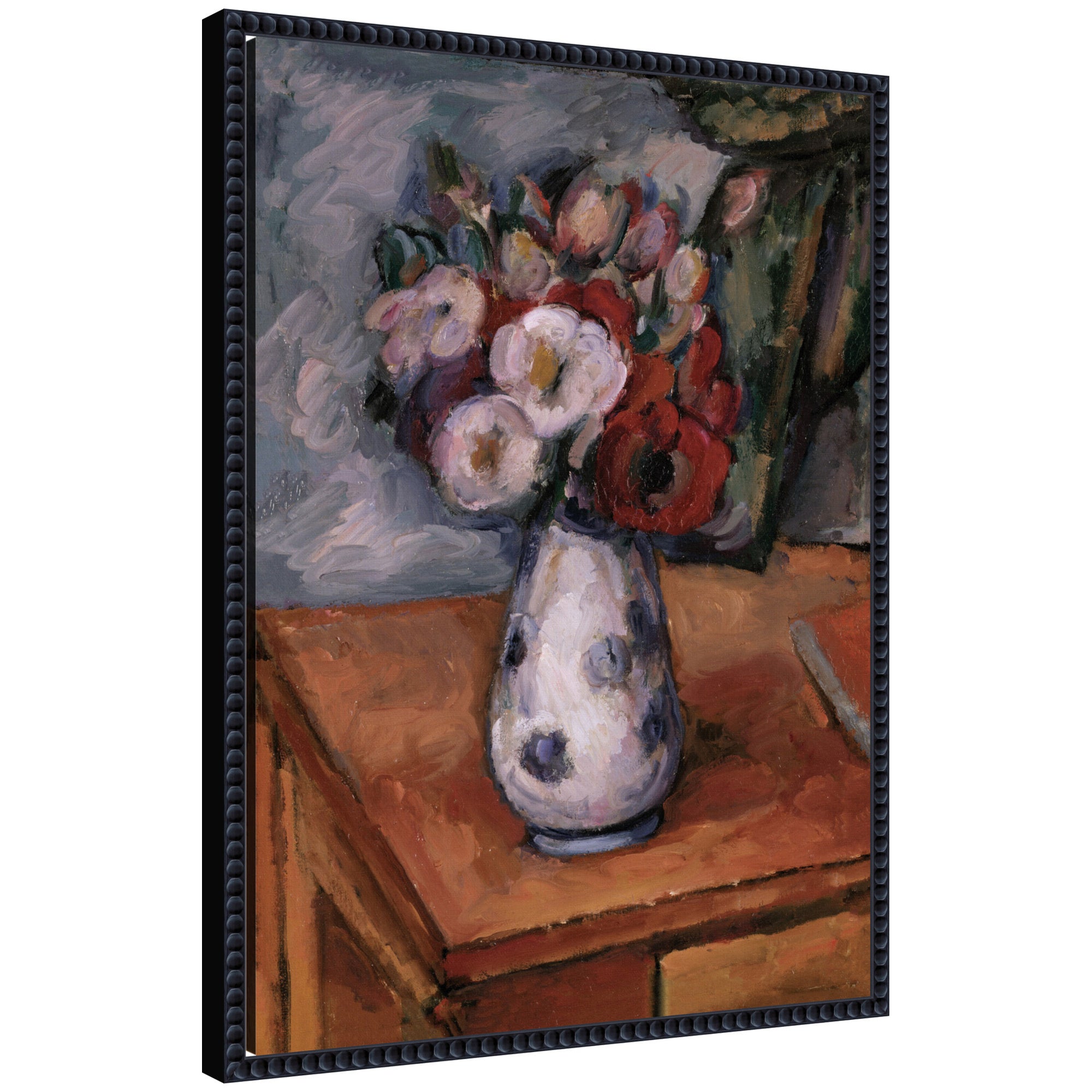 Framed Canvas 18x24 Sylvie Beaded Black 1