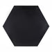 Hexagon Mirror Black 26x30 4