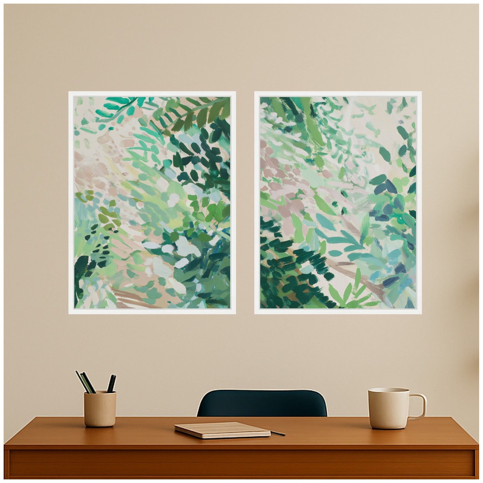Art Set 2 Piece Set 18x24 Sylvie White 7