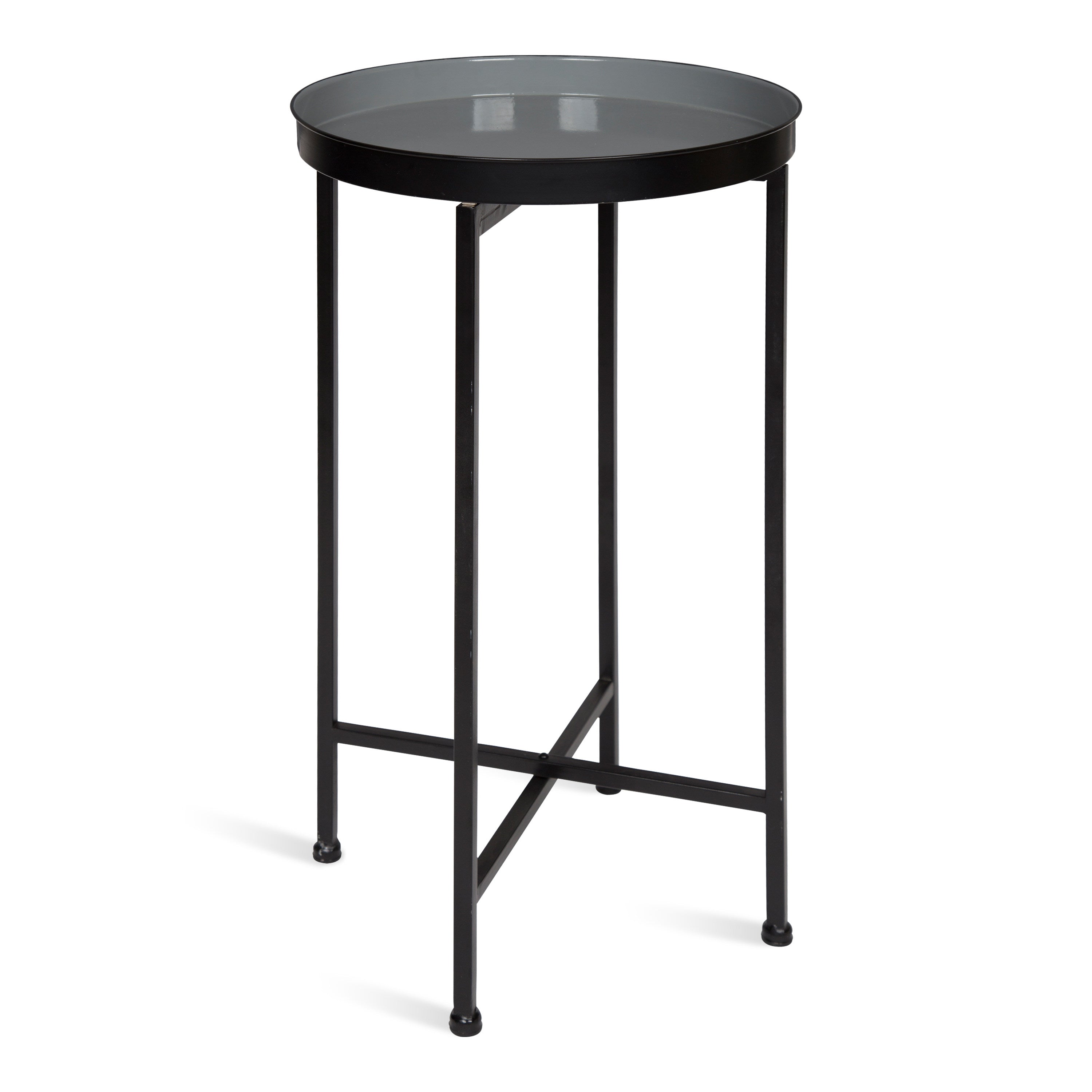 Tea Table Black Gray 14x14x26 1