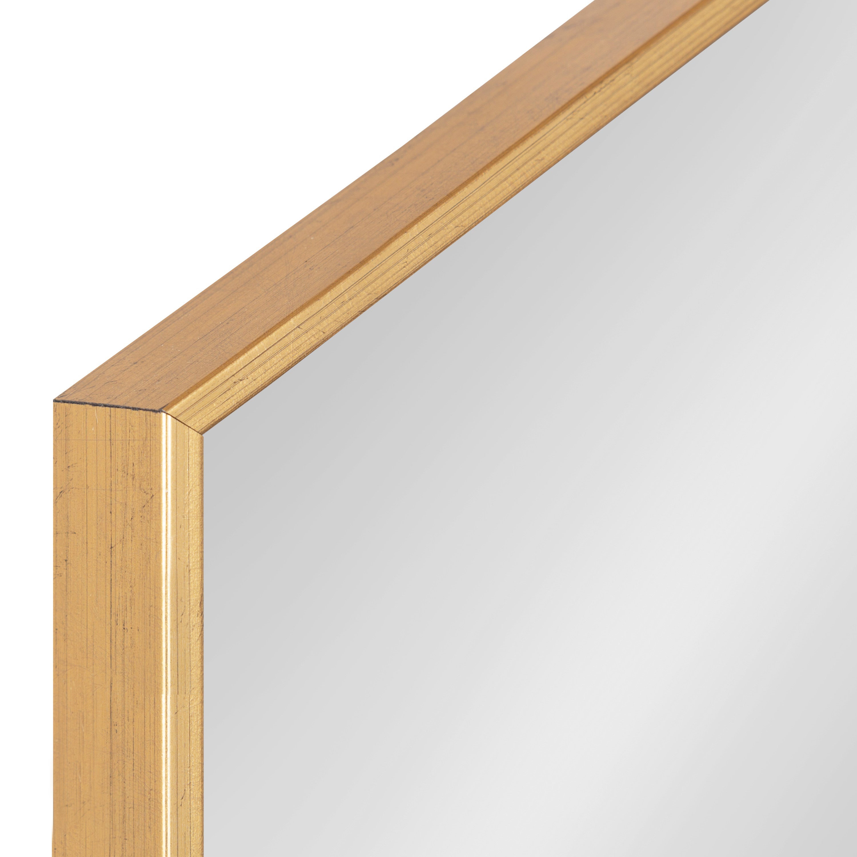 Hexagon Mirror Gold 24x36 6