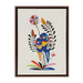 Framed Canvas Sylvie Walnut 18x24 1