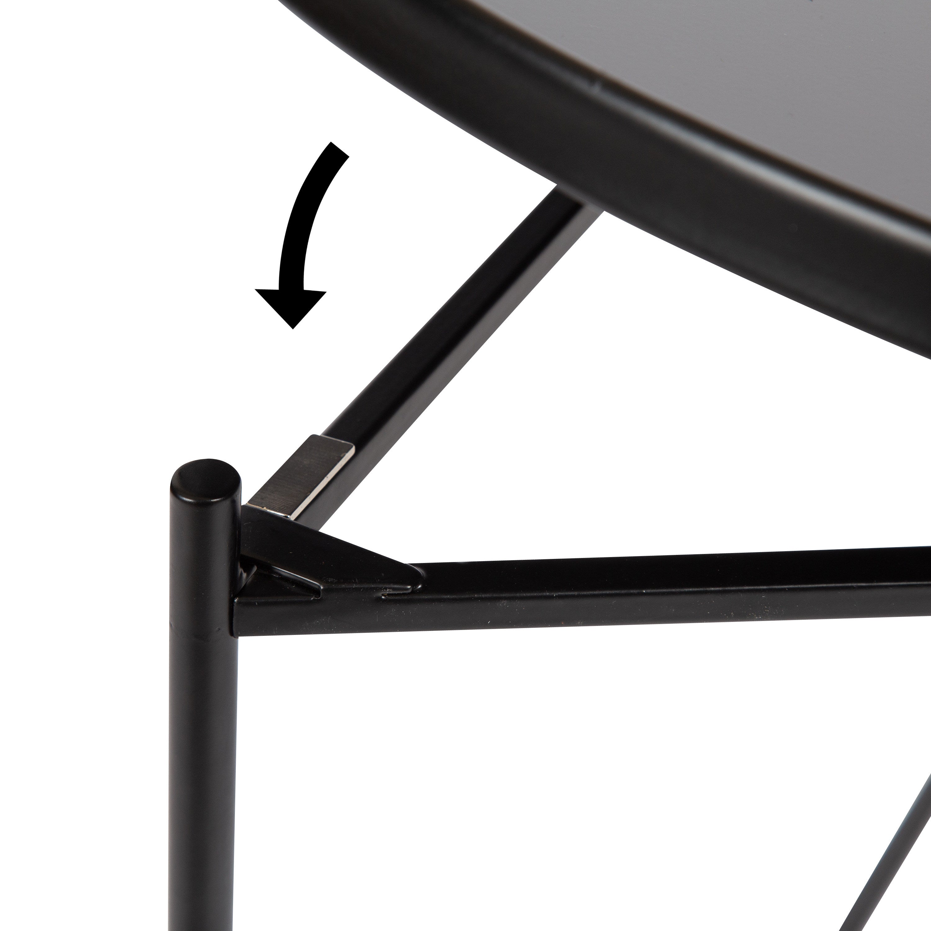 Nesting Table Black 2 Piece 5
