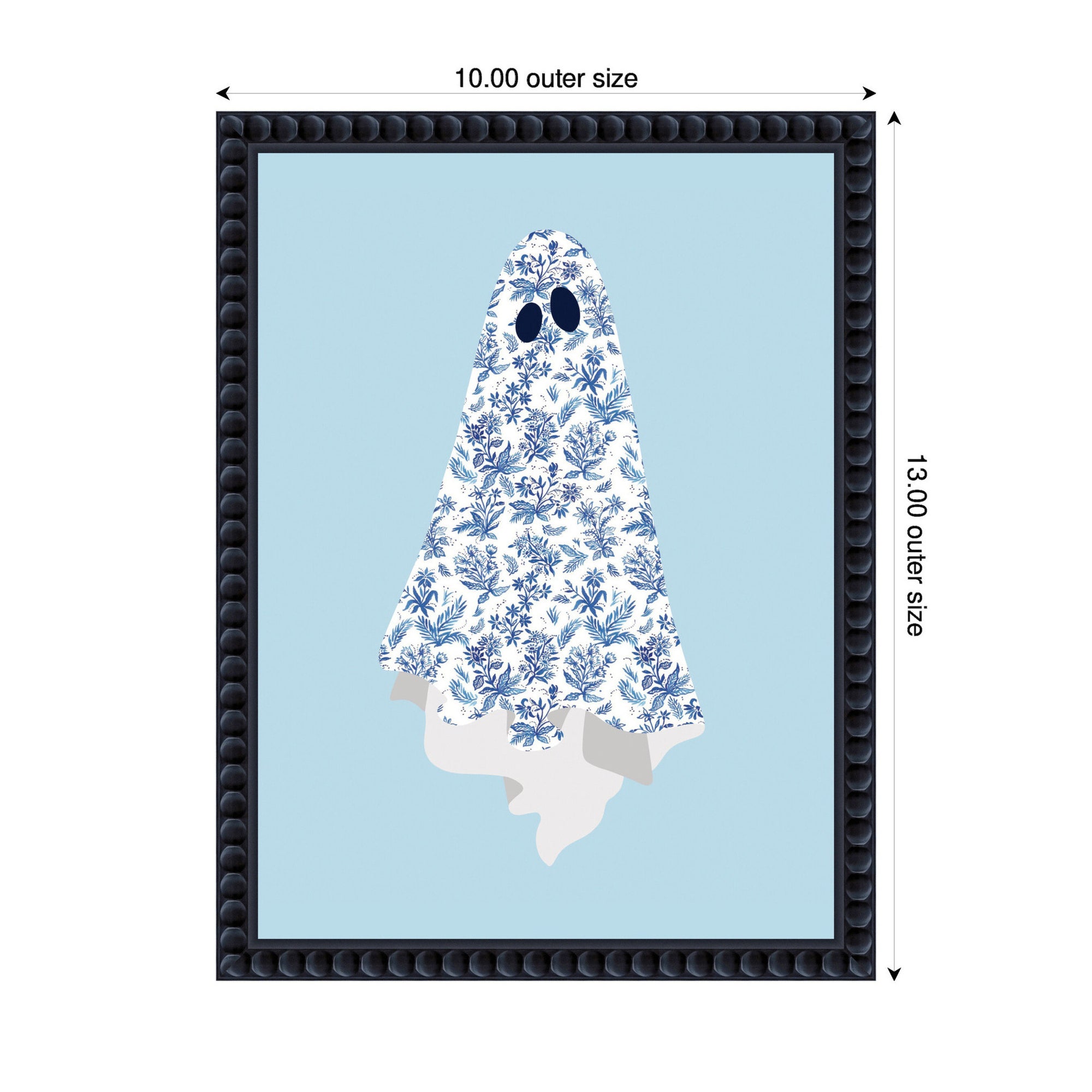 Framed Canvas 10x13 Sylvie Beaded Black 2