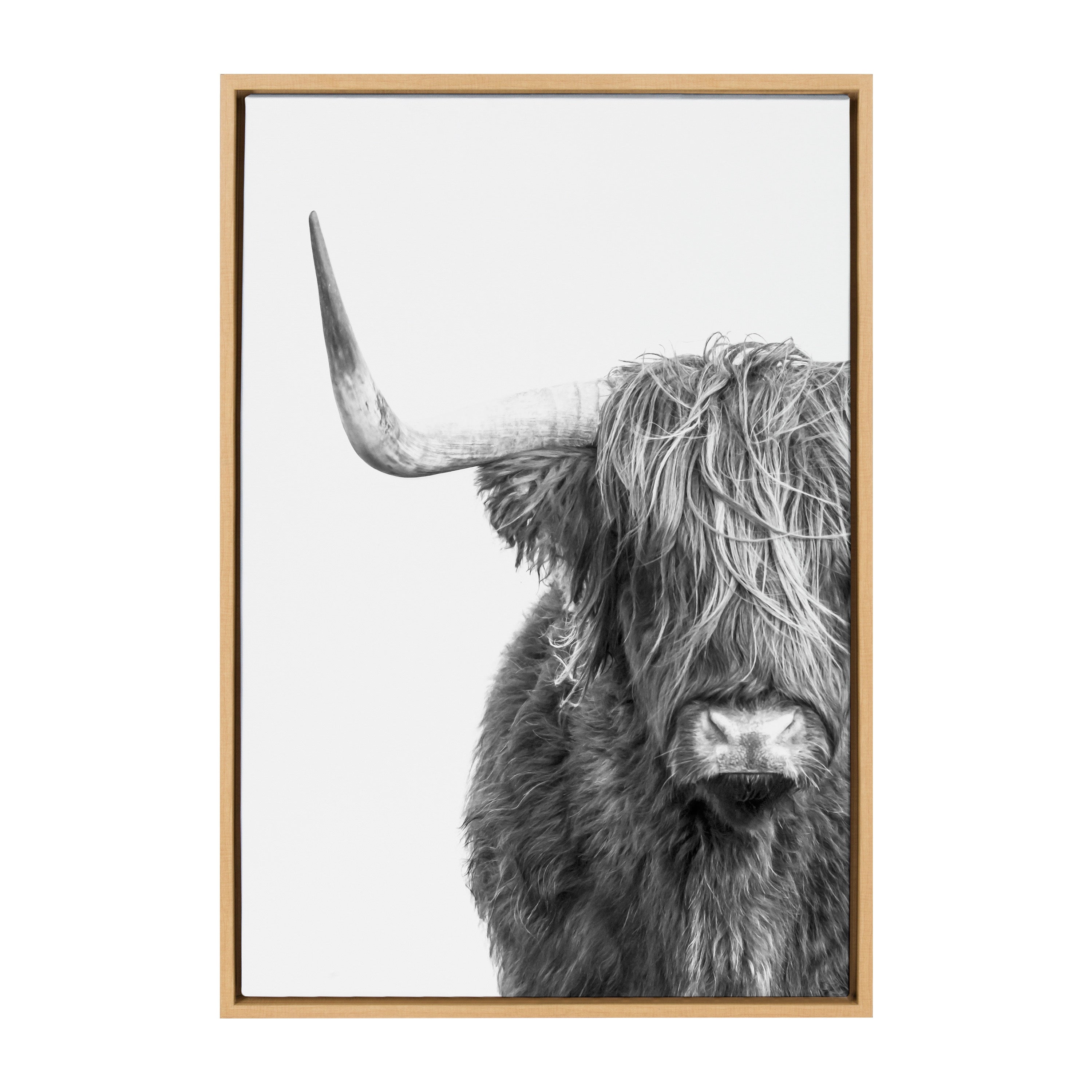 Framed Canvas Sylvie Natural 23x33 2