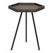 Side Table Gray Black 17x15x20 3