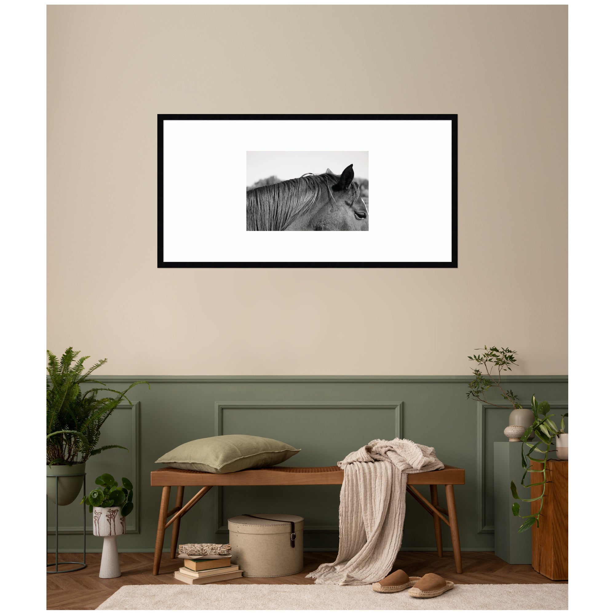 Framed Art Svelte Noir Black 41x21 6