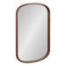 Capsule Mirror Dark Brown 24x36 1