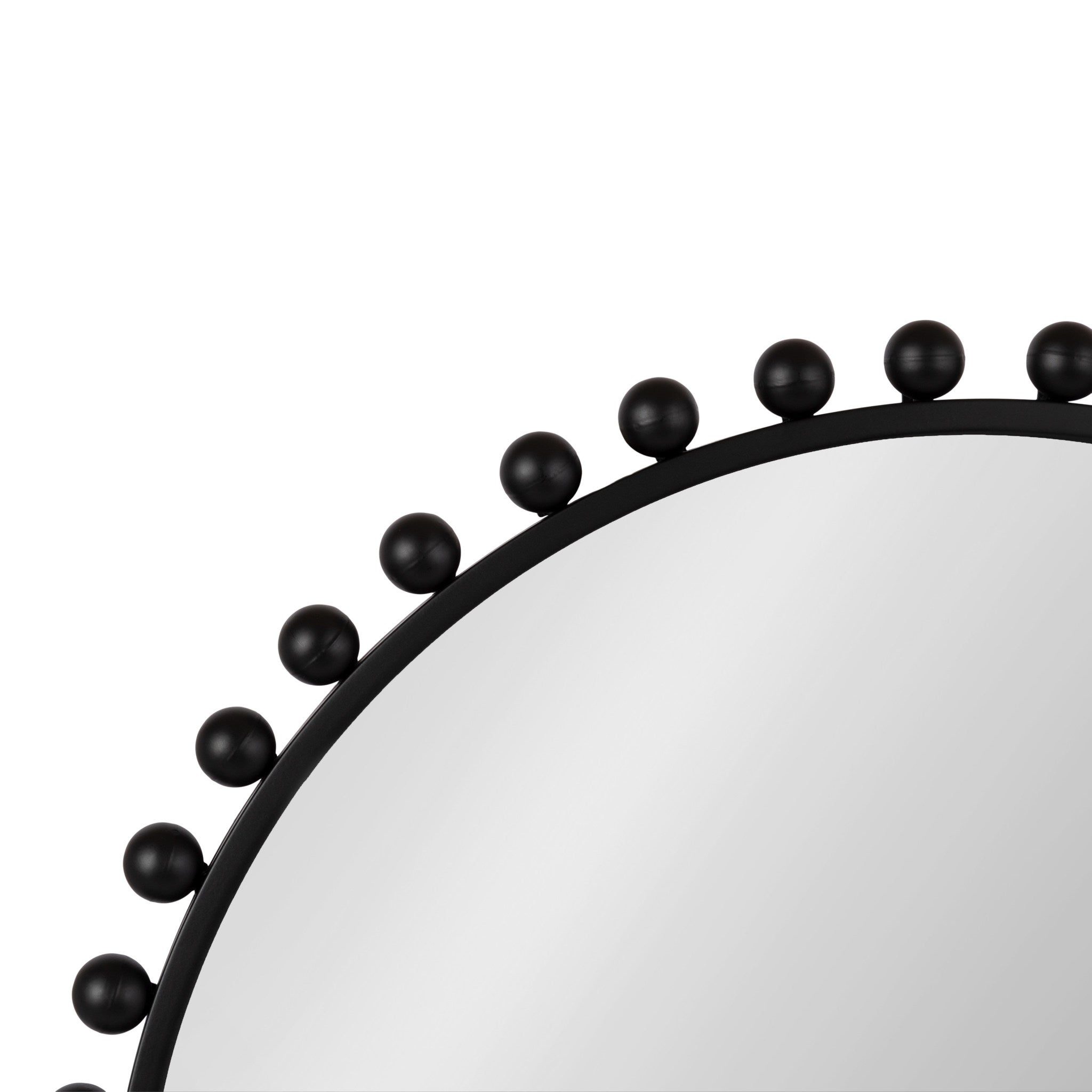Beade Round Wall Mirror
