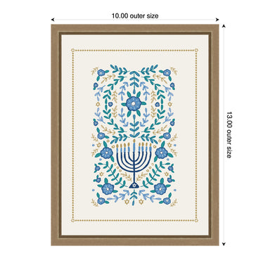 Framed Canvas Sylvie Dark Gold 10x13 2