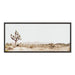 Framed Canvas Sylvie Dark Gray 18x40 2