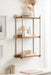 Accent Shelf Gold 20x7x30 7