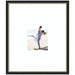Wall Frame Belmont Black 22x26 matted to 8x10 1