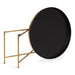 Coffee Table Black Gold 28.25x28.25x19 4
