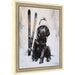 Mounted Canvas Castellan Distressed White 13x16 1