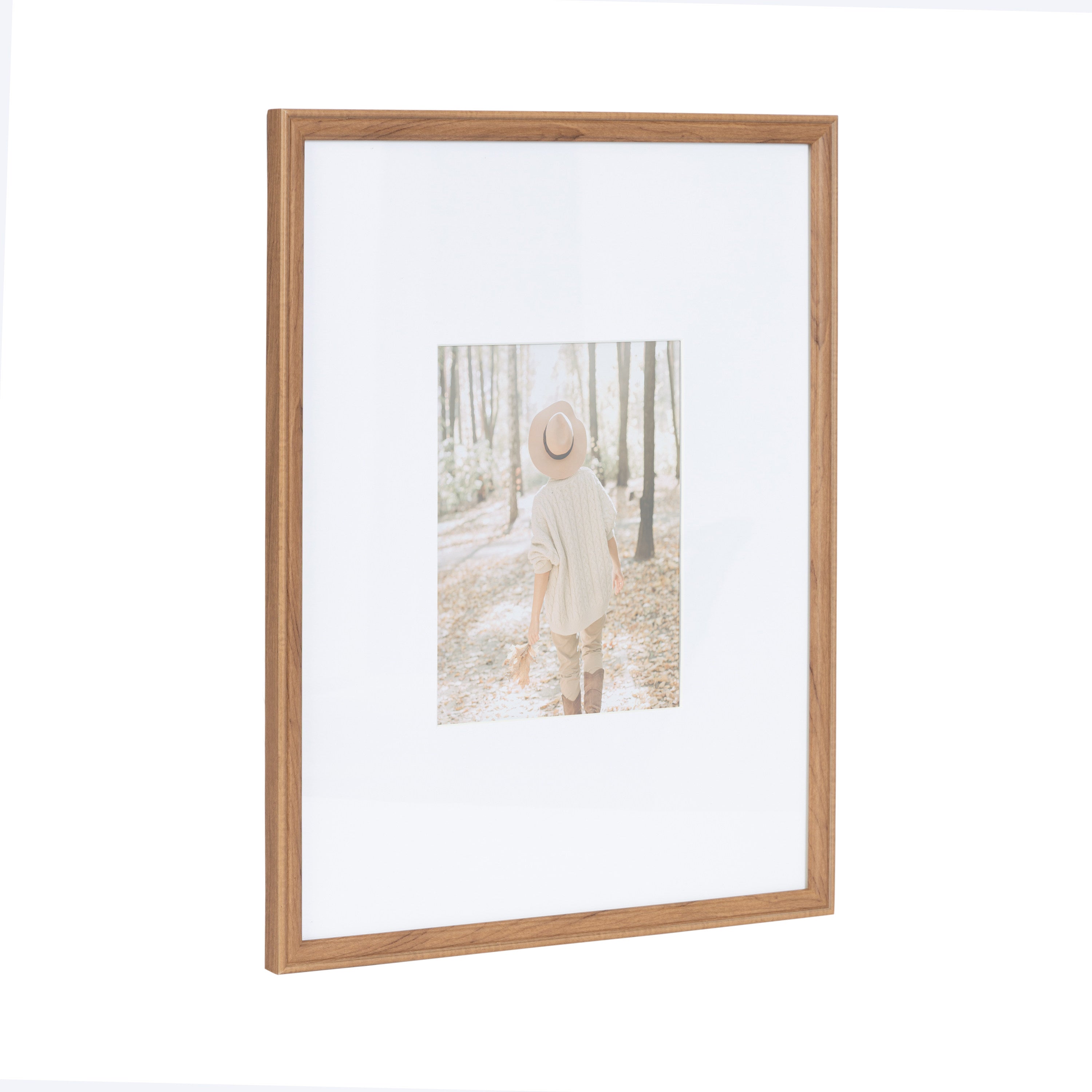 Wall Frame Brown 16x20 matted to 8x10 5