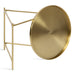 Nesting Table Walnut Brown Gold 2 Piece 4
