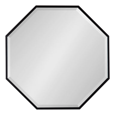 Octagon Mirror Black 18x18 2