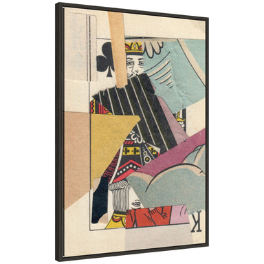 Framed Canvas Sylvie Dark Gray 23x33 1
