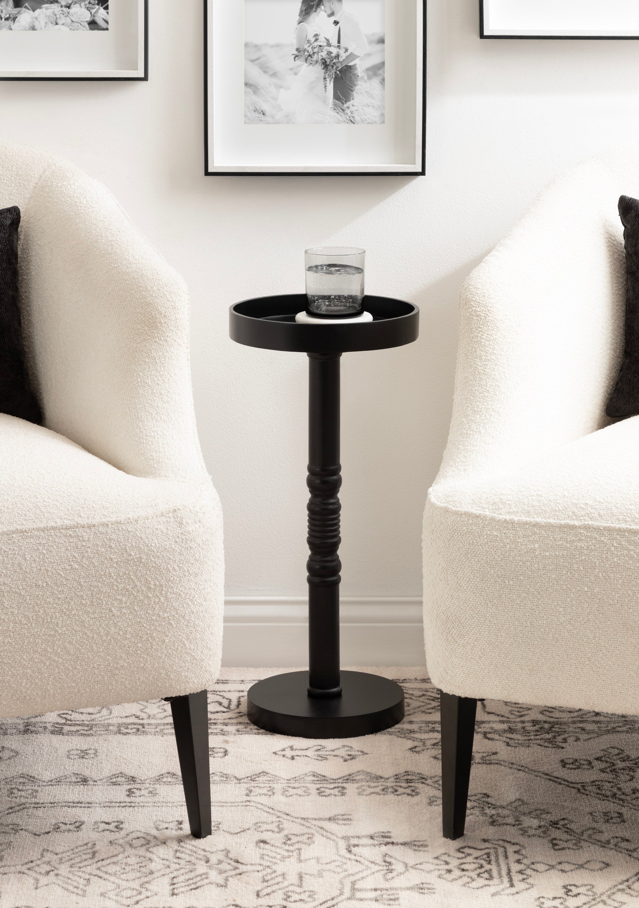 Drink Table Black 10x10x22 7