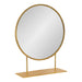 Tabletop Mirror Gold 18x22 1