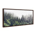 Framed Canvas Sylvie Walnut 18x40 2