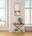 Framed Canvas Sylvie Dark Gold 18x40 4