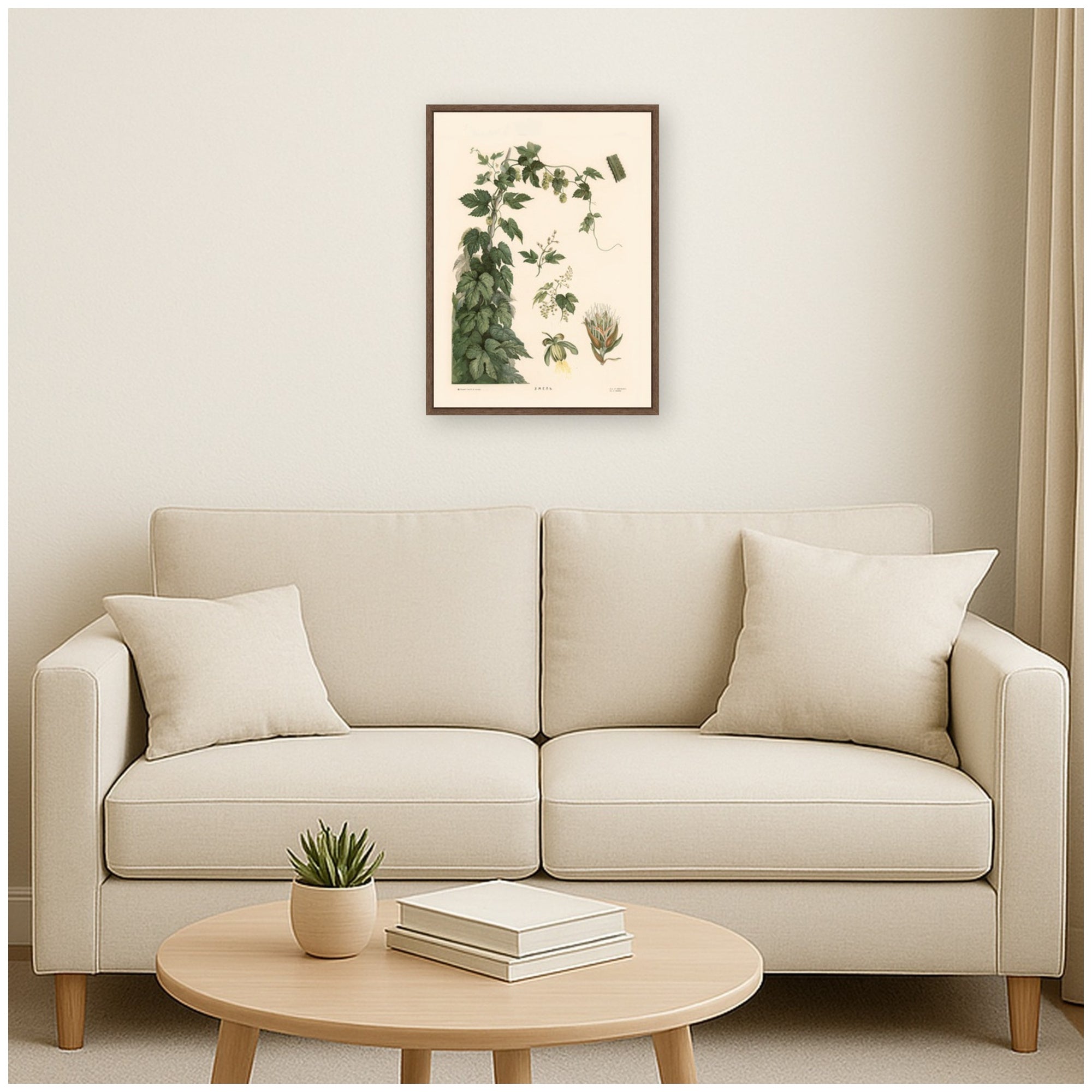 Framed Canvas 18x24 Sylvie Walnut 5