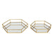Tray Set Gold 2 Piece 1