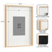 Wall Frame 16x20 matted to 8x10 Natural 2
