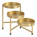 Tabletop Planter Gold 7x7x10 2