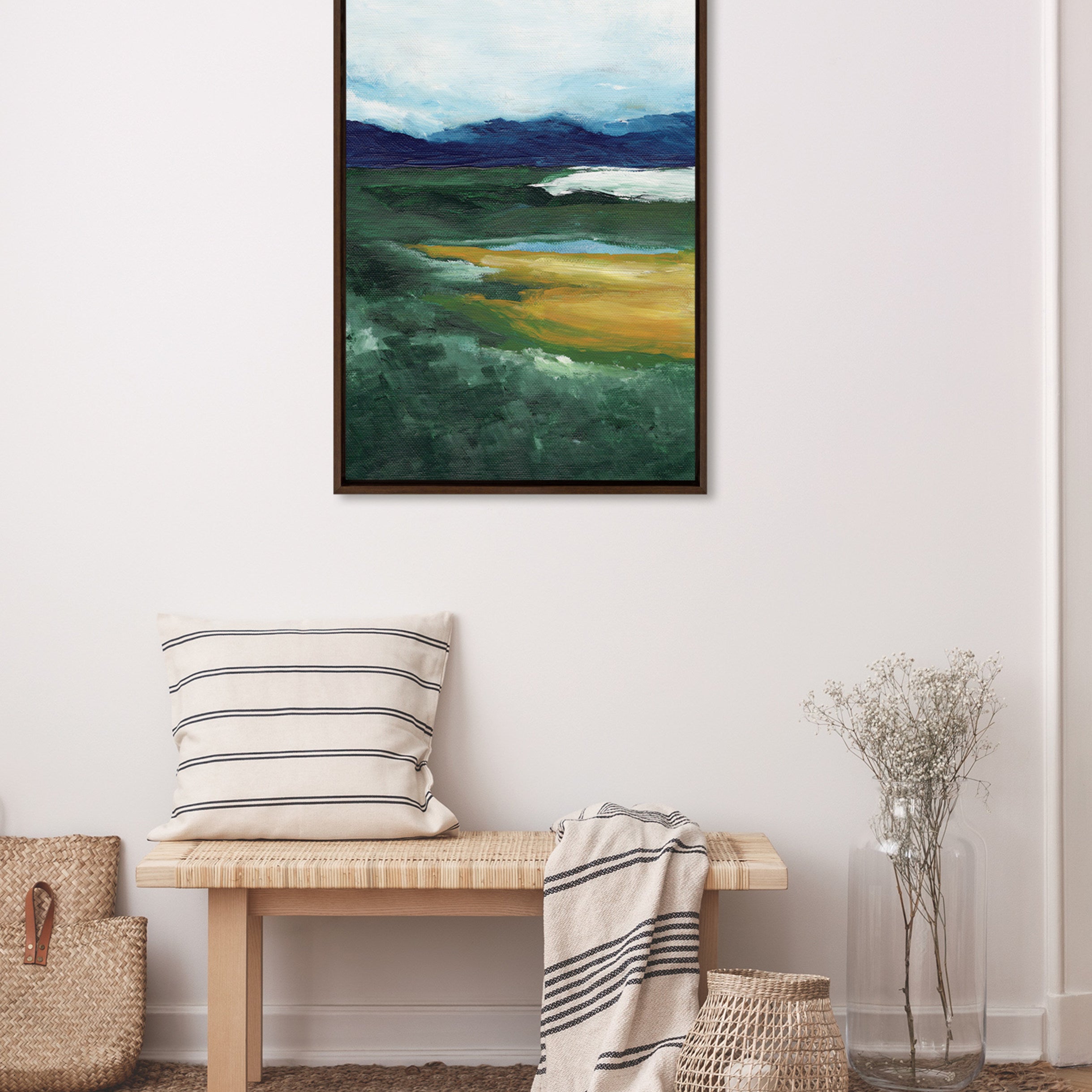 Framed Canvas 23x33 Sylvie Walnut 5