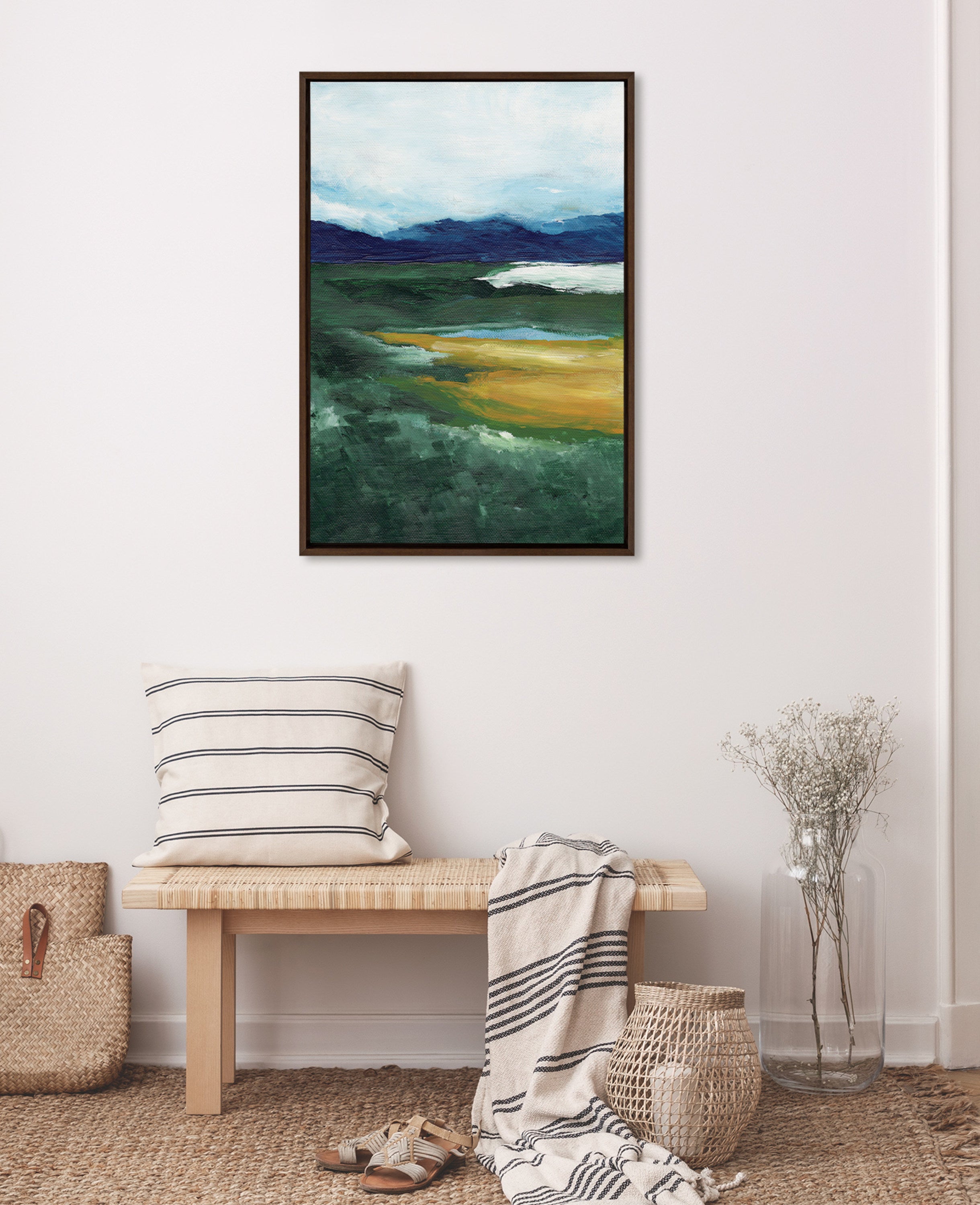 Framed Canvas 23x33 Sylvie Walnut 5