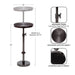 Drink Table Pewter 10x10x30 2