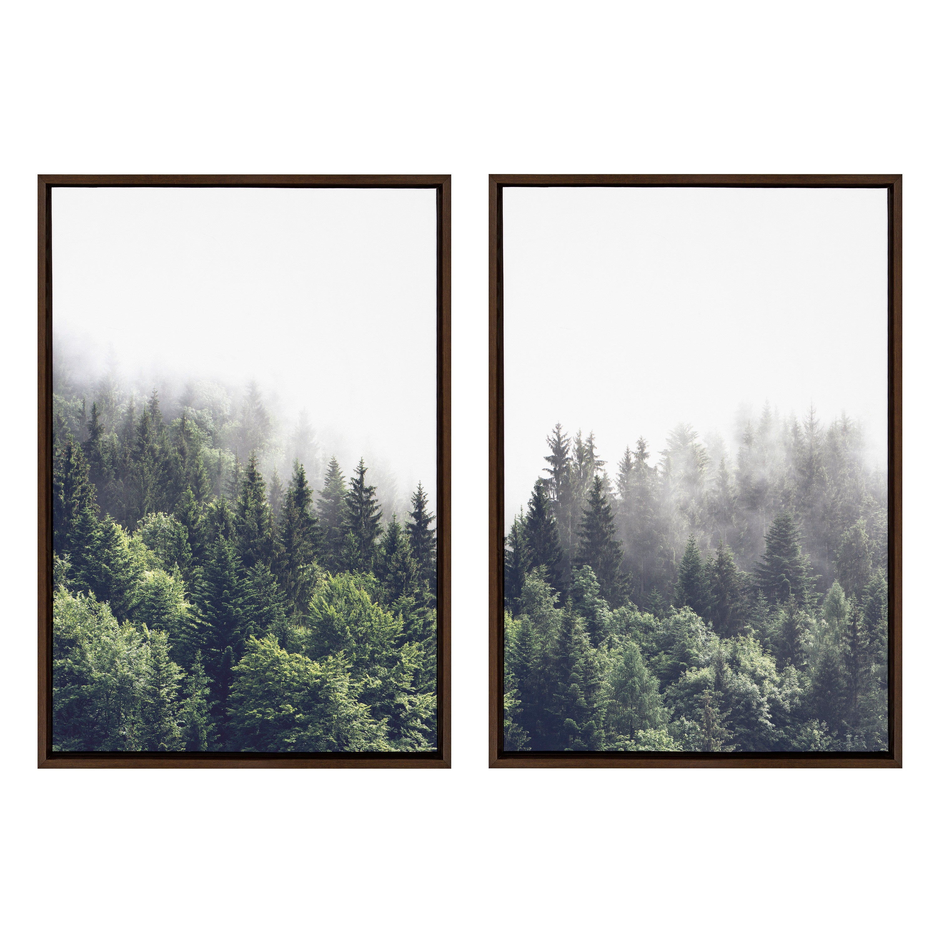 Art Set 2 Piece Set 23x33 Sylvie Walnut 2